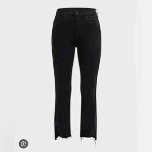Mother Insider Crop Step Fray Jean